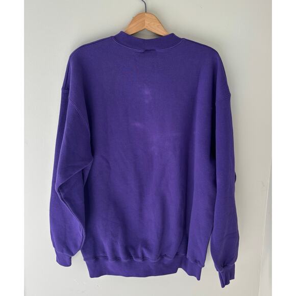 Vintage Y2K Relay For Life Cancer Purple Sweatshirt Size XL - Picture 6 of 6